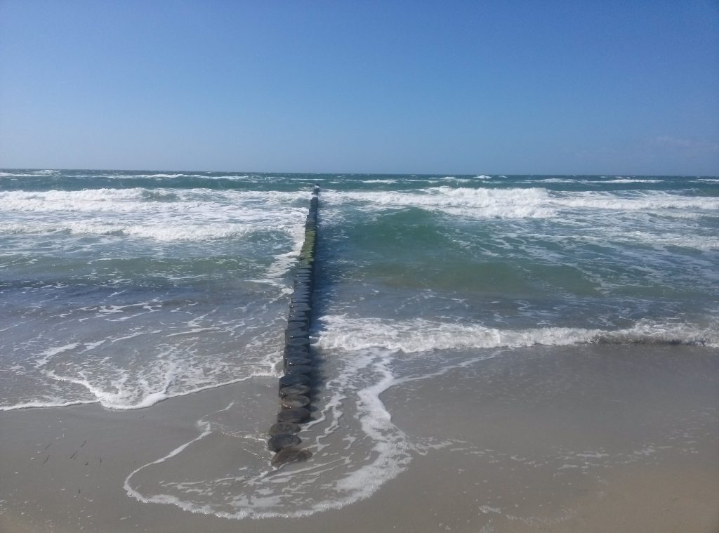 Buhne am Strand