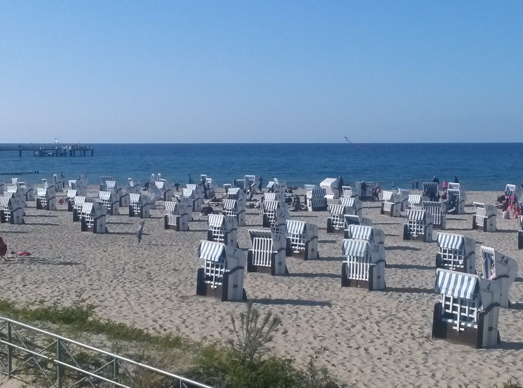 Strand mit Strandkörben